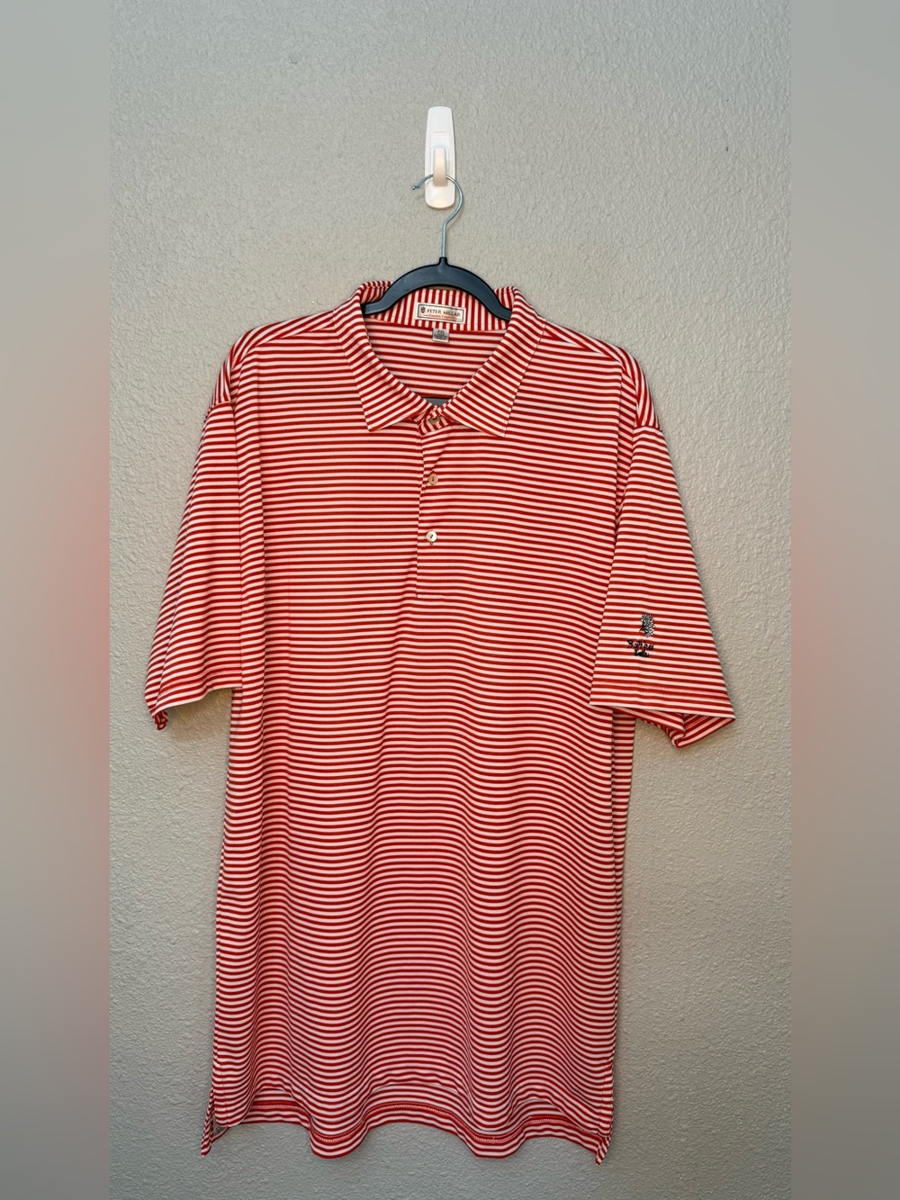 Peter Millar | Stripped Summer Comfort Polo | Size XXL